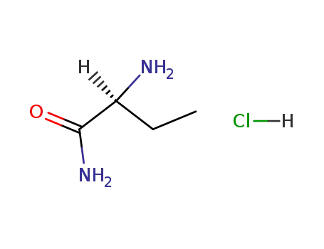 Molecular Structure of 141978-61-2 ((S)-2-AMINOBUTANAMIDEHCL)
