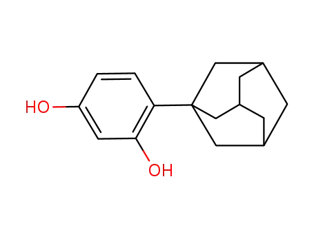 Molecular Structure of 74131-25-2 (4-(1-adamantyl)benzene-1,3-diol)