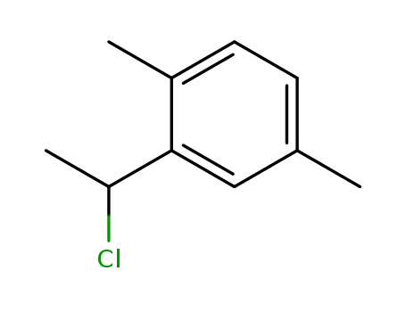 Molecular Structure of 57527-74-9 (2-(1-chloroethyl)-1,4-dimethylbenzene)