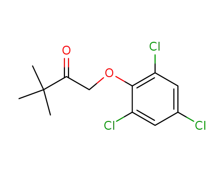 Molecular Structure of 24473-01-6 (3,3-Dimethyl-1-(2,4,6-trichloro-phenoxy)-butan-2-one)