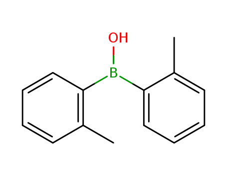 Molecular Structure of 73774-44-4 (bis(2-methylphenyl)borinic acid)