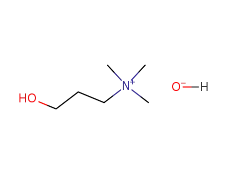 Molecular Structure of 60531-76-2 ((3-hydroxy-propyl)-trimethyl-ammonium; hydroxide)
