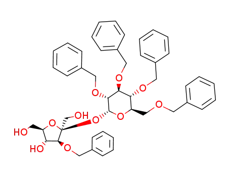Molecular Structure of 302905-28-8 (2,3,3',4,6-penta-O-benzylsucrose)