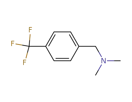 Molecular Structure of 71740-33-5 (Benzenemethanamine, N,N-dimethyl-4-(trifluoromethyl)-)