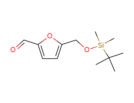Molecular Structure of 155108-06-8 (5-(((tert-butyldimethylsilyl)oxy)methyl)furan-2-carbaldehyde)