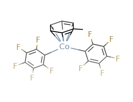 (η6-toluene)bis(η1-pentafluorophenyl)cobalt(II)