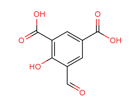 Molecular Structure of 855641-74-6 (5-formyl-4-hydroxy-isophthalic acid)