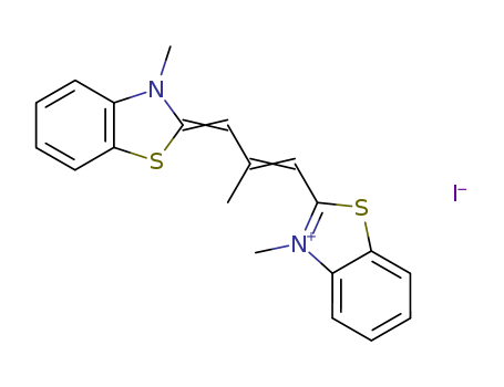 Benzothiazolium,3-methyl-2-[2-methyl-3-(3-methyl-2(3H)-benzothiazolylidene)-1-propen-1-yl]-,iodide (1:1)