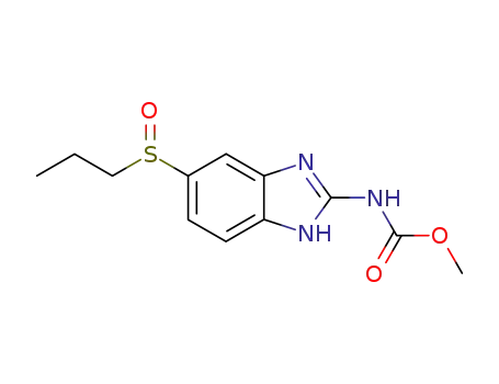 Molecular Structure of 54029-12-8 (Albendazole S-oxide)