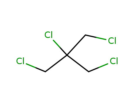 Molecular Structure of 18963-00-3 (1,2,3-trichloro-2-(chloromethyl)propane)