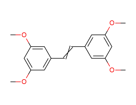 Molecular Structure of 80715-09-9 (Benzene, 1,1'-(1,2-ethenediyl)bis[3,5-dimethoxy-)