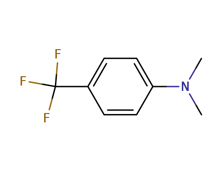 Molecular Structure of 329-17-9 (Benzenamine, N,N-dimethyl-4-(trifluoromethyl)-)