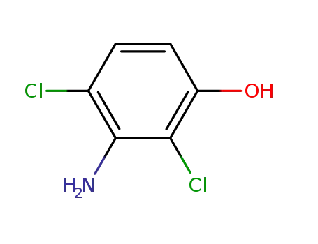 Molecular Structure of 61693-42-3 (3-amino-2,4-dichlorophenol)