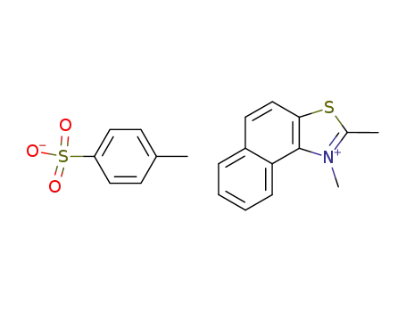 Molecular Structure of 58480-17-4 (2,3-DIMETHYLNAPHTHO[1,2-D]THIAZOLIUM TOSYLATE)