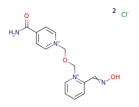 1-[[2-(Hydroxyiminomethyl)pyridin-1-ium-1-yl]methoxymethyl]pyridin-1-ium-4-carboxamide;dichloride