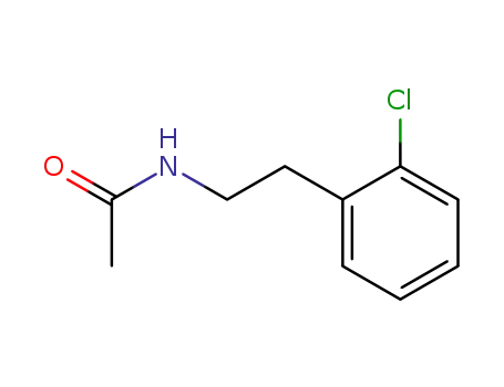 Molecular Structure of 105871-20-3 (Acetamide, N-[2-(2-chlorophenyl)ethyl]-)