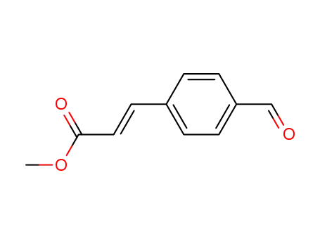 Molecular Structure of 7560-50-1 (4-Formylcinnamic acid methyl ester)