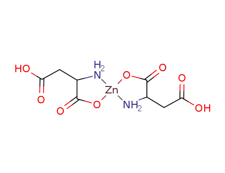 Molecular Structure of 36393-20-1 (L-Aspartic acid zinc salt)