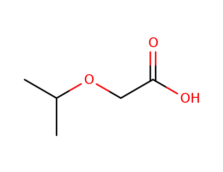 Molecular Structure of 33445-07-7 (isopropoxyacetic acid)