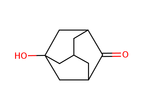 20098-14-0,5-Hydroxyadamantan-2-one,5-Hydroxy-2-Adamantone;2-Adamantanone,5-hydroxy- (8CI);Tricyclo[3.3.1.13,7]decanone, 5-hydroxy- (9CI);1-Hydroxy-4-adamantanone;1-Hydroxy-4-ketoadamantane;4-Oxo-1-adamantanol;5-Hydroxy-2-adamantanone;5-Hydroxyadamantanone;Idramantone;Kemantan;Kemantane;
