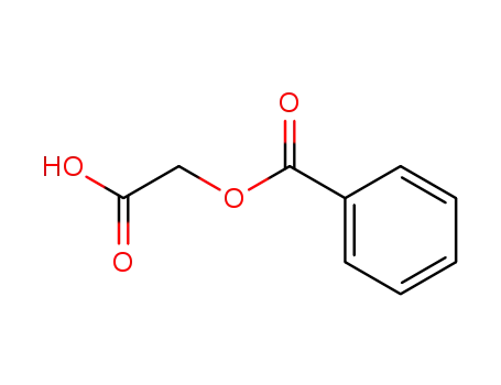 Molecular Structure of 614-44-8 (Acetic acid, (benzoyloxy)-)