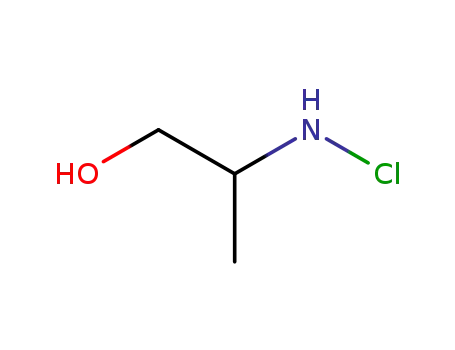 Molecular Structure of 124236-93-7 (N-chloro-2-aminopropan-1-ol)
