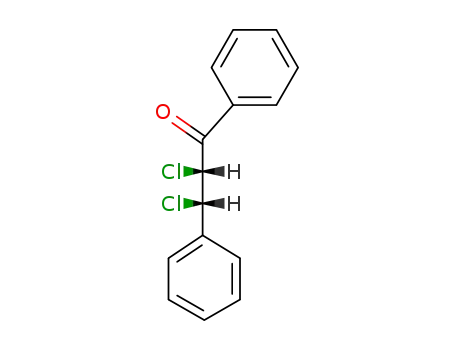 Molecular Structure of 16619-56-0 (2,3-dichloro-1,3-diphenylpropan-1-one)