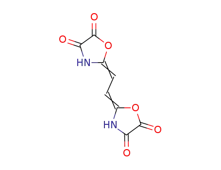 Molecular Structure of 17511-68-1 (2,2'-ethanediylidene-bis-oxazolidine-4,5-dione)