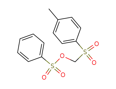 Molecular Structure of 31081-09-1 ([(4-Methylphenyl)sulfonyl]methyl=benzenesulfonate)