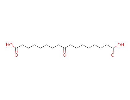 Molecular Structure of 1502-36-9 (Heptadecanedioic acid, 9-oxo-)