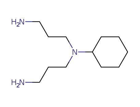 Molecular Structure of 27843-15-8 (bis(3-aminopropyl)cyclohexylamine)