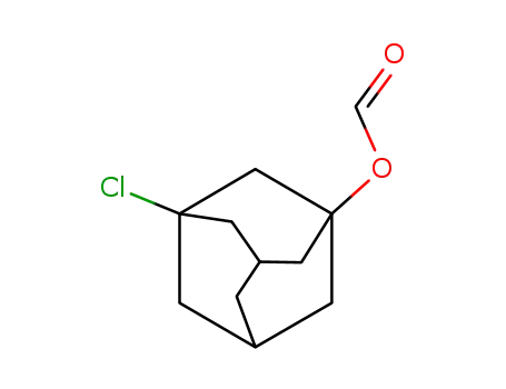 Molecular Structure of 869627-10-1 (3-chloro-1-formyloxyadamantane)