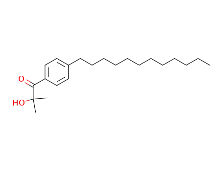 Molecular Structure of 69673-80-9 (1-(4-dodecylphenyl)-2-hydroxy-2-methylpropan-1-one)