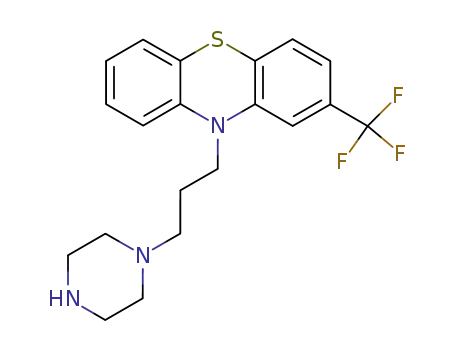 Molecular Structure of 2804-16-2 (N-Desmethyl Trifluoperazine Dihydrochloride)