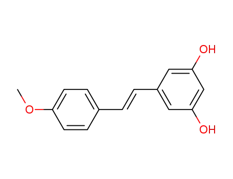 Molecular Structure of 33626-08-3 (4'-Methoxyresveratrol)