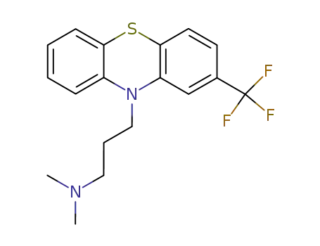 Molecular Structure of 146-54-3 (triflupromazine)