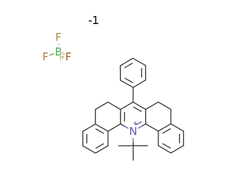 Molecular Structure of 90886-05-8 (C<sub>31</sub>H<sub>30</sub>N<sup>(1+)</sup>*BF<sub>4</sub><sup>(1-)</sup>)
