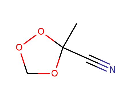 Molecular Structure of 130558-79-1 (3-cyano-3-methyl-1,2,4-trioxolane)