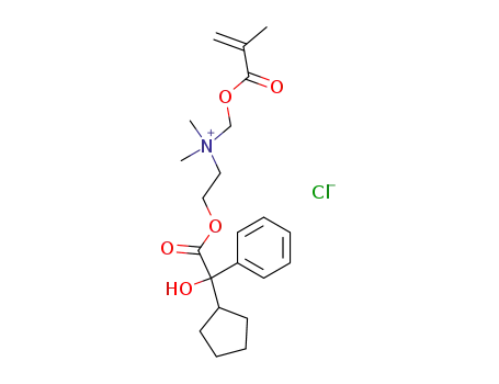 Molecular Structure of 74240-38-3 (Cyclozil chloromethacryloyloxymethylate)