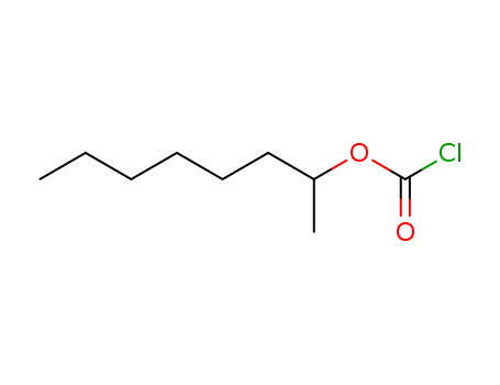 Carbonochloridic acid,1-methylheptyl ester