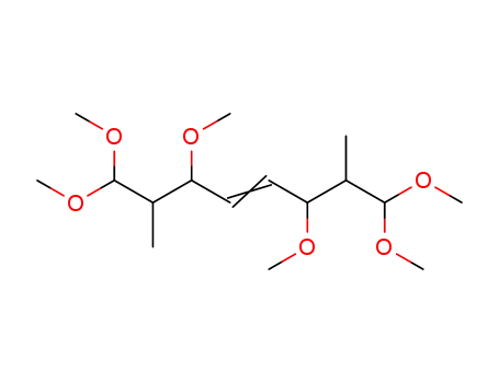Molecular Structure of 90031-29-1 (1,8-dimethoxy-1,3,6,8-tetramethoxy-2,7-dimethyl-4-octene)