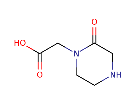 1-Piperazineaceticacid, 2-oxo-