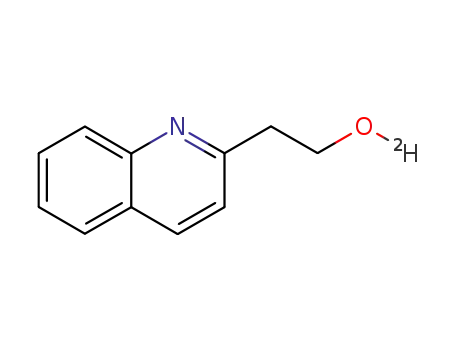 Molecular Structure of 29166-01-6 (2-(2-deuterioxyethyl)quinoline)