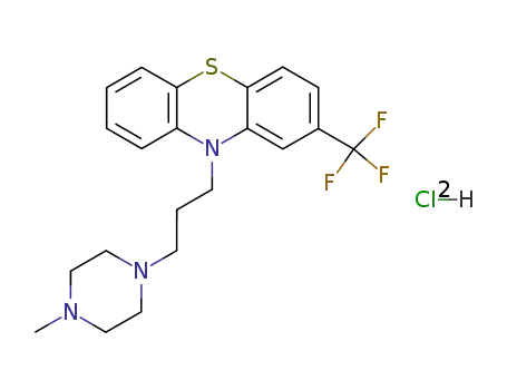 Molecular Structure of 440-17-5 (Trifluoperazine dihydrochloride)