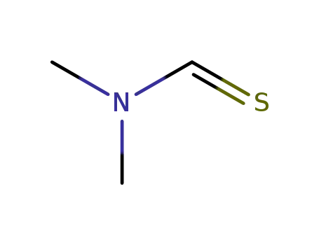 Molecular Structure of 758-16-7 (N,N-Dimethylthioformamide)