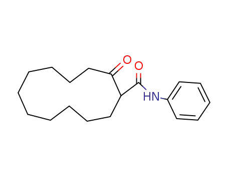 Molecular Structure of 37167-18-3 (2cyclododecanonecarboxylic acid N-phenylamide)