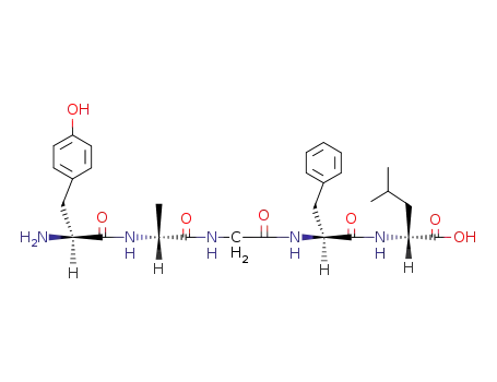 Molecular Structure of 63631-40-3 (H-TYR-D-ALA-GLY-PHE-D-LEU-OH)