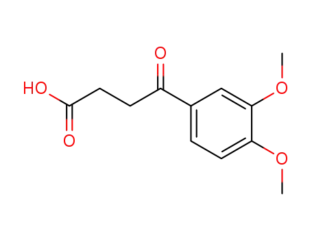Molecular Structure of 5333-34-6 (4-(3,4-DIMETHOXYPHENYL)-4-OXOBUTYRIC ACID)