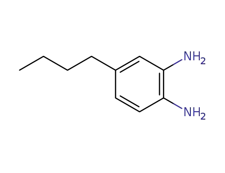 Molecular Structure of 3663-23-8 (4-butylbenzene-1,2-diamine)