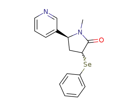 (3RS,5S)-1-Methyl-3-(phenylseleno)-5-(3-pyridyl)-2-pyrrolidinone